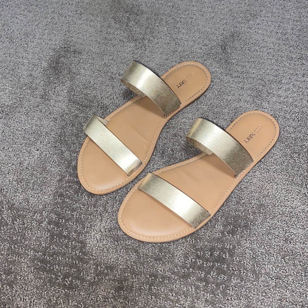 Old navy gold sandals